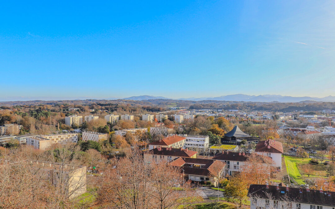 Exclusivité, Bayonne, proche Saint-Esprit, Appartement de type 4 lumineux avec vue imprenable sur les Pyrénées